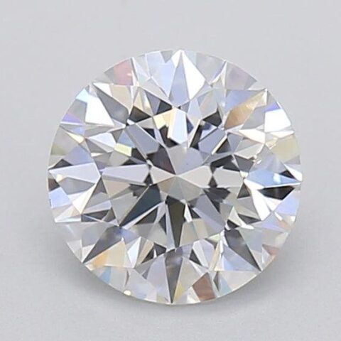 1.04 Carat Round Shaped Excellent Cut F- VS1 Lab Grown Diamond