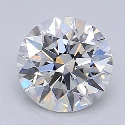 1.04 Carat Round Shaped Excellent Cut F- VS1 Lab Grown Diamond