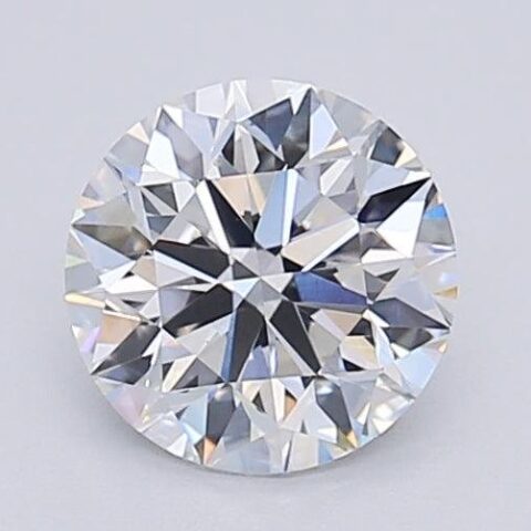 1.04 Carat Round Shaped Excellent Cut F- VS1 Lab Grown Diamond
