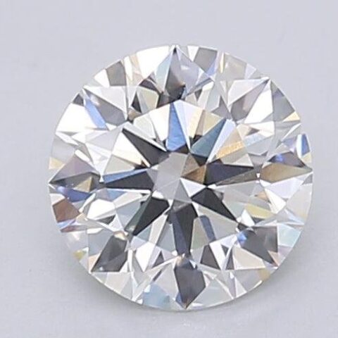 1.04 Carat Round Shaped Excellent Cut F- VS1 Lab Grown Diamond