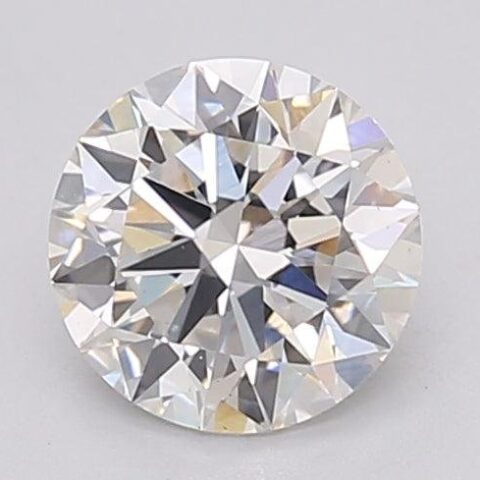 1.04 Carat Round Shaped Excellent Cut F- VS1 Lab Grown Diamond