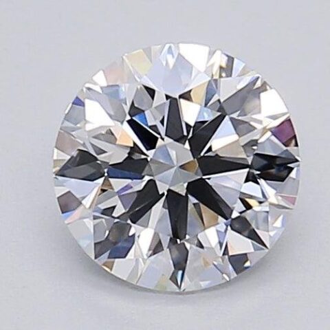 1.04 Carat Round Shaped Excellent Cut F- VS1 Lab Grown Diamond