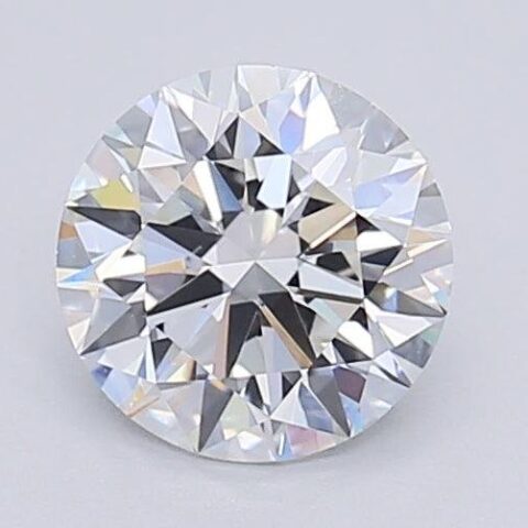 1.04 Carat Round Shaped Excellent Cut F- VS1 Lab Grown Diamond