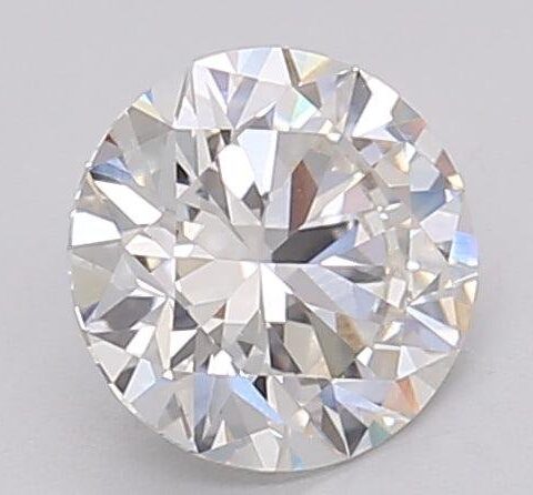 1.04 Carat Round Shaped Excellent Cut F- VS1 Lab Grown Diamond
