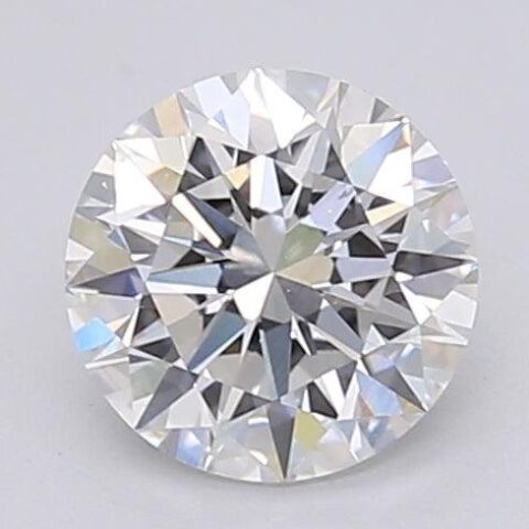 1.04 Carat Round Shaped Excellent Cut F- VS1 Lab Grown Diamond