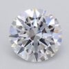 1.04 Carat Round Shaped Very Good Cut F- VS1 Lab Grown Diamond