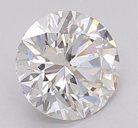 1.04 Carat Round Shaped Excellent Cut F- VS1 Lab Grown Diamond