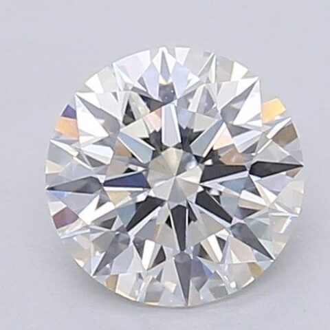 1.04 Carat Round Shaped Excellent Cut F- VS1 Lab Grown Diamond
