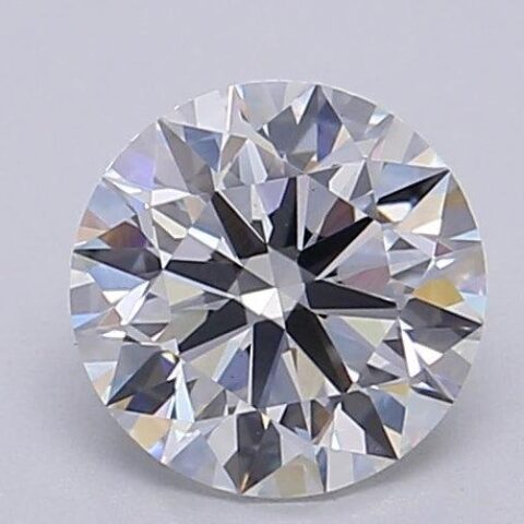 1.04 Carat Round Shaped Excellent Cut F- VS1 Lab Grown Diamond