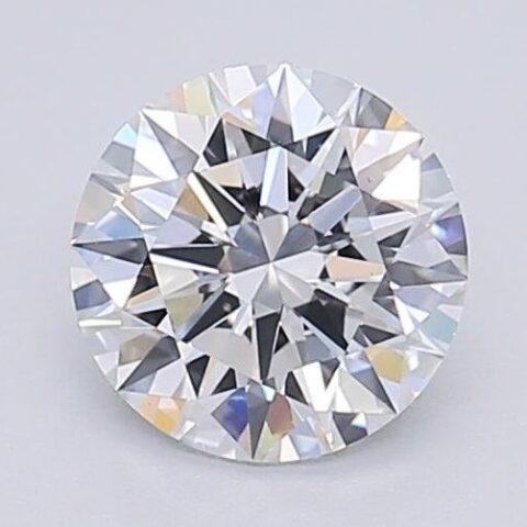 1.04 Carat Round Shaped Excellent Cut F- VS1 Lab Grown Diamond