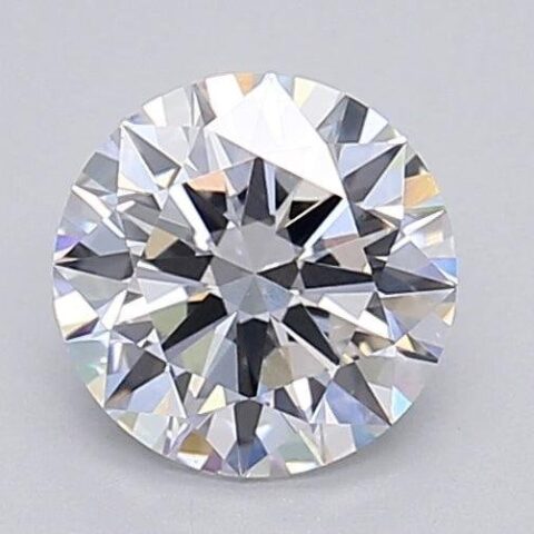 1.04 Carat Round Shaped Excellent Cut F- VS1 Lab Grown Diamond