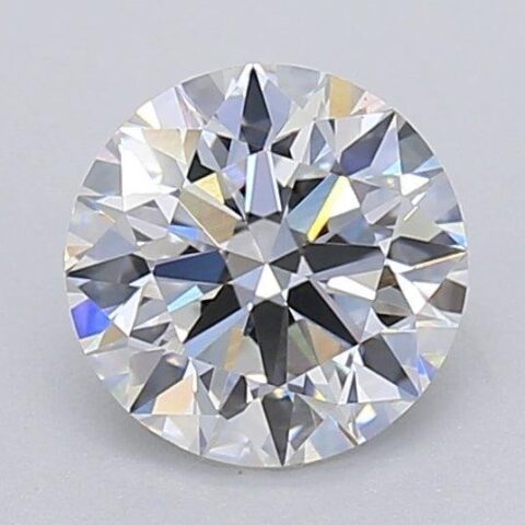 1.04 Carat Round Shaped Excellent Cut F- VS1 Lab Grown Diamond