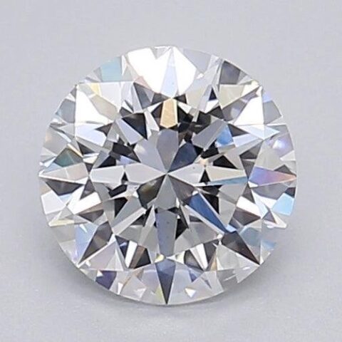 1.04 Carat Round Shaped Excellent Cut F- VS1 Lab Grown Diamond
