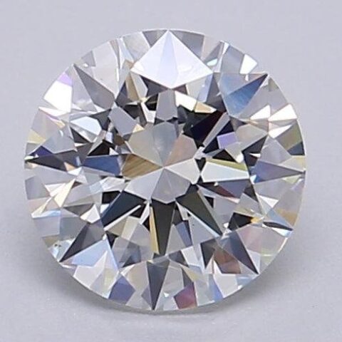 1.04 Carat Round Shaped Excellent Cut F- VS1 Lab Grown Diamond