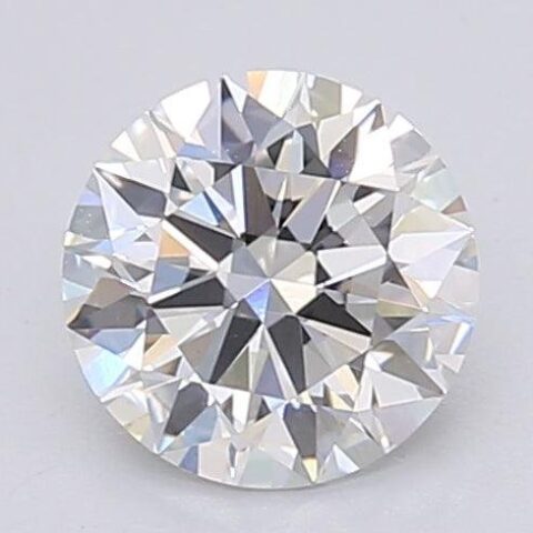 1.04 Carat Round Shaped Excellent Cut F- VS1 Lab Grown Diamond