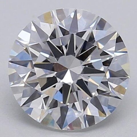 1.04 Carat Round Shaped Excellent Cut F- VS1 Lab Grown Diamond