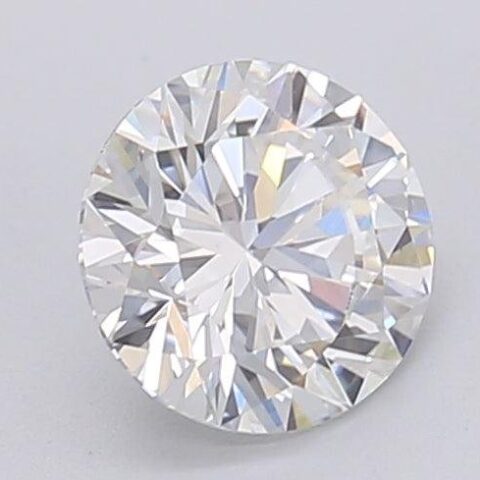 1.04 Carat Round Shaped Excellent Cut F- VS1 Lab Grown Diamond