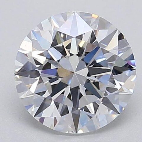 1.04 Carat Round Shaped Excellent Cut F- VS1 Lab Grown Diamond