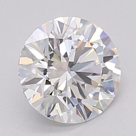 1.04 Carat Round Shaped Excellent Cut F- VS1 Lab Grown Diamond