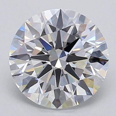 1.04 Carat Round Shaped Excellent Cut F- VS1 Lab Grown Diamond