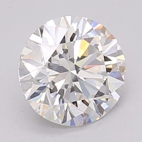 1.04 Carat Round Shaped Excellent Cut F- VS1 Lab Grown Diamond