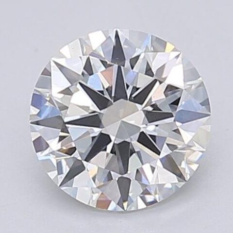 1.04 Carat Round Shaped Excellent Cut F- VS1 Lab Grown Diamond