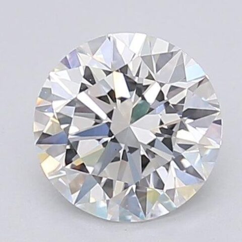1.04 Carat Round Shaped Excellent Cut F- VS1 Lab Grown Diamond