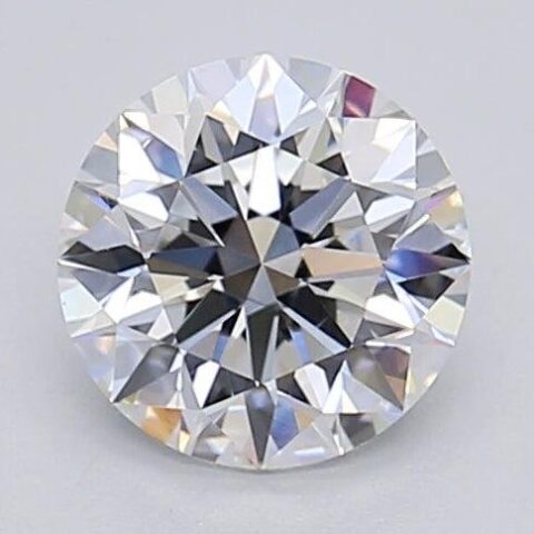 1.04 Carat Round Shaped Excellent Cut F- VS1 Lab Grown Diamond
