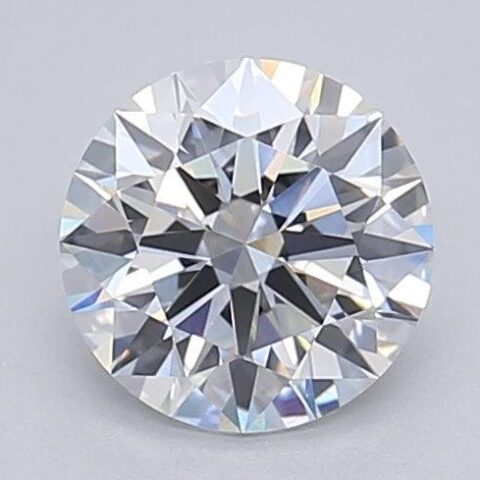 1.04 Carat Round Shaped Excellent Cut F- VS1 Lab Grown Diamond