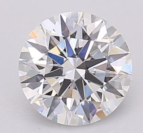 1.04 Carat Round Shaped Excellent Cut F- VS1 Lab Grown Diamond