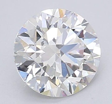 1.04 Carat Round Shaped Excellent Cut F- VS1 Lab Grown Diamond