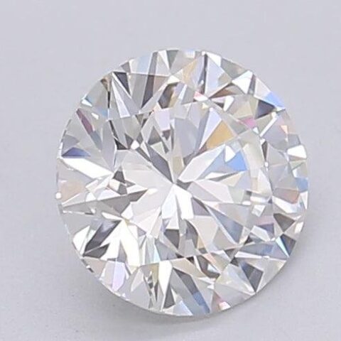 1.04 Carat Round Shaped Excellent Cut F- VS1 Lab Grown Diamond