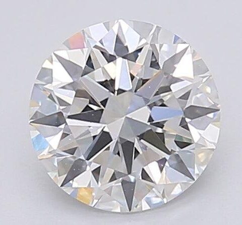 1.04 Carat Round Shaped Excellent Cut F- VS1 Lab Grown Diamond