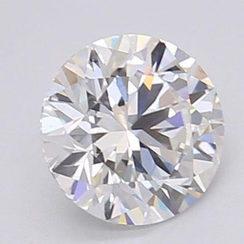 1.04 Carat Round Shaped Excellent Cut F- VS1 Lab Grown Diamond