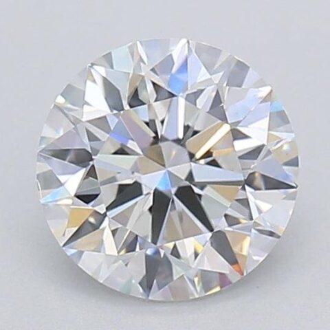 1.04 Carat Round Shaped Excellent Cut F- VS1 Lab Grown Diamond