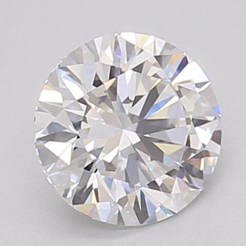 1.04 Carat Round Shaped Excellent Cut F- VS1 Lab Grown Diamond
