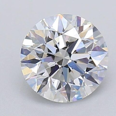 1.04 Carat Round Shaped Excellent Cut F- VS1 Lab Grown Diamond
