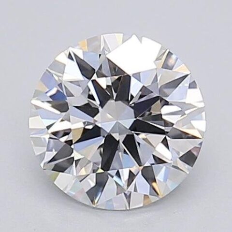 1.04 Carat Round Shaped Excellent Cut F- VS2 Lab Grown Diamond
