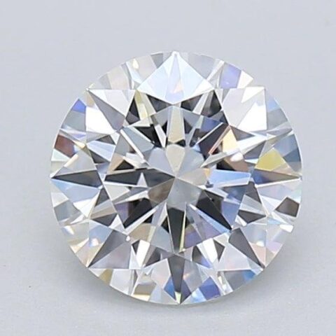 1.04 Carat Round Shaped Excellent Cut F- VS2 Lab Grown Diamond