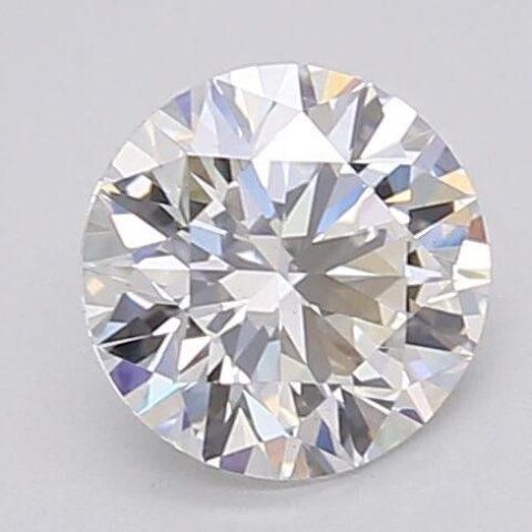1.04 Carat Round Shaped Excellent Cut F- VS2 Lab Grown Diamond