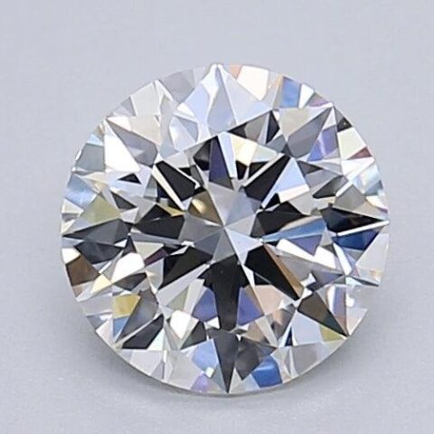 1.04 Carat Round Shaped Excellent Cut F- VS2 Lab Grown Diamond