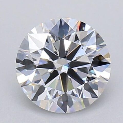 1.04 Carat Round Shaped Excellent Cut F- VS2 Lab Grown Diamond