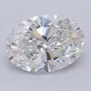 1.04 Carat Oval Shaped Excellent Cut F- VVS2 Lab Grown Diamond