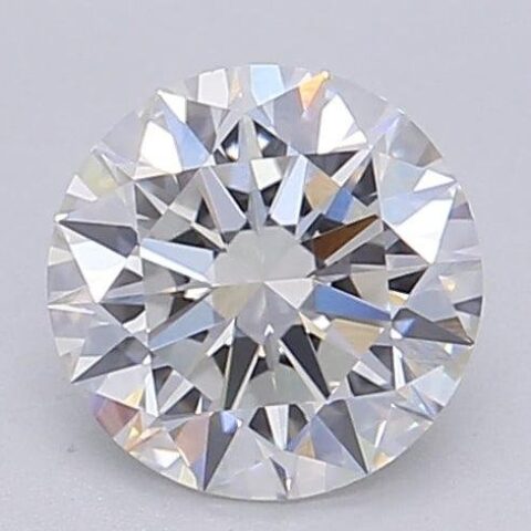 1.04 Carat Round Shaped Excellent Cut F- VVS2 Lab Grown Diamond