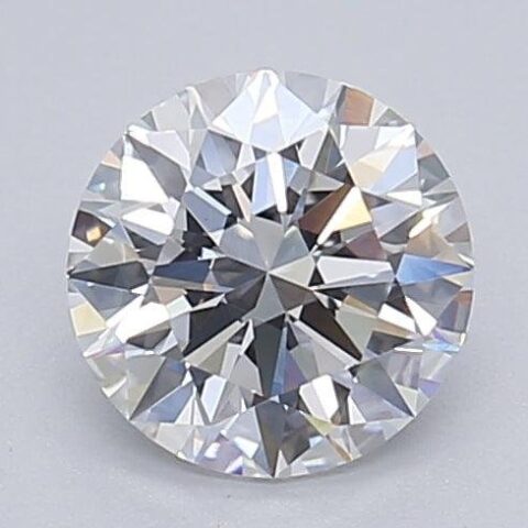 1.04 Carat Round Shaped Excellent Cut F- VVS2 Lab Grown Diamond