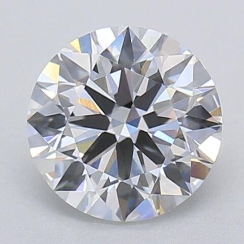 1.04 Carat Round Shaped Excellent Cut F- VVS2 Lab Grown Diamond