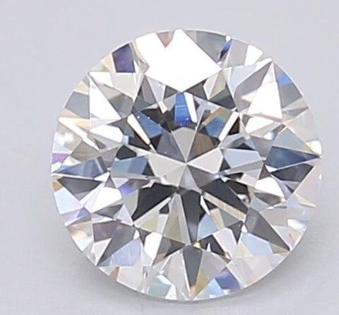 1.04 Carat Round Shaped Excellent Cut F- VVS2 Lab Grown Diamond