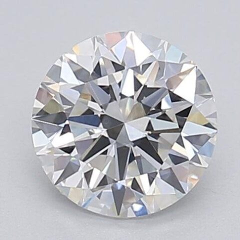 1.04 Carat Round Shaped Excellent Cut F- VVS2 Lab Grown Diamond