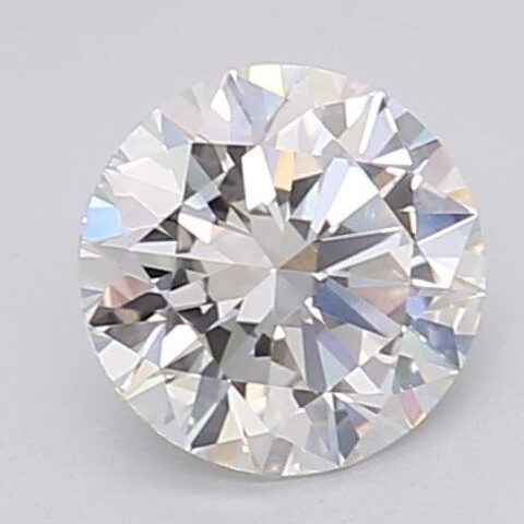 1.04 Carat Round Shaped Excellent Cut F- VVS2 Lab Grown Diamond