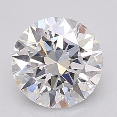 1.04 Carat Round Shaped Excellent Cut F- VVS2 Lab Grown Diamond